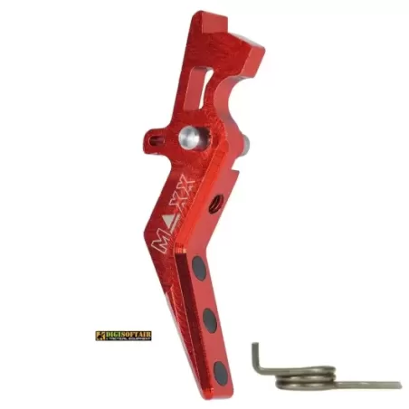 Maxx Model CNC Aluminum Advanced Trigger Style A Red