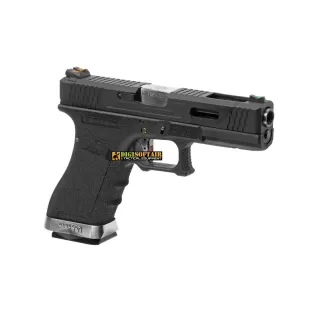 copy of WE G force 18C custom series black, silver slide 2