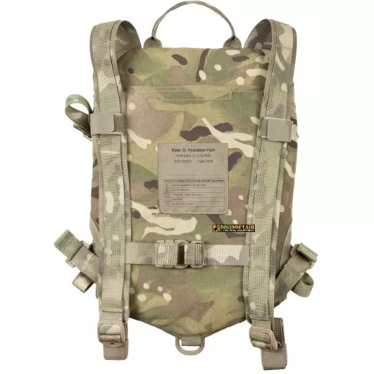 Rider 3L Low Profile Hydration Pack MULTICAM