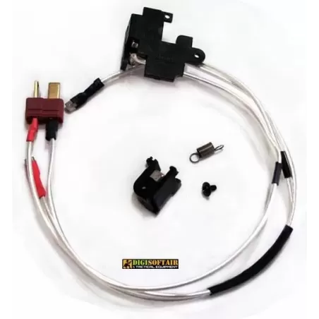 Modify cablaggio post. V2 argentato completo di switch Modify cablaggio post. V2 argentato completo di switch
