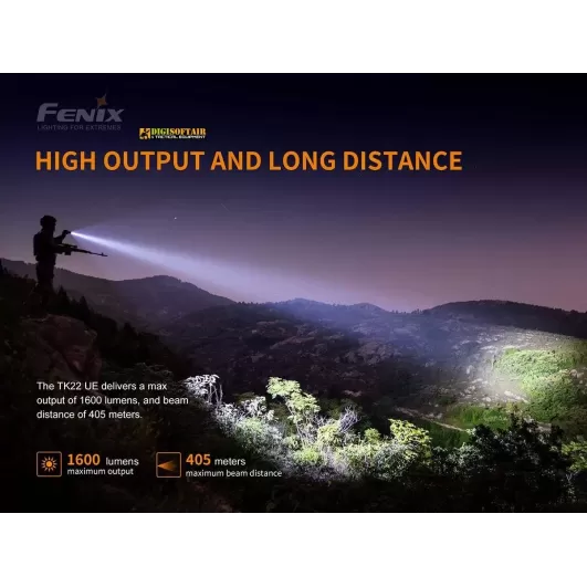 Fenix TK22 UE Tactical Flashlight 1600 lumen