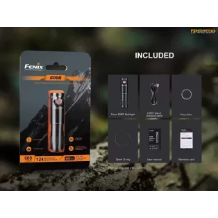 Fenix Flashlight EDC E09R Rechargeable 600 lumens 2