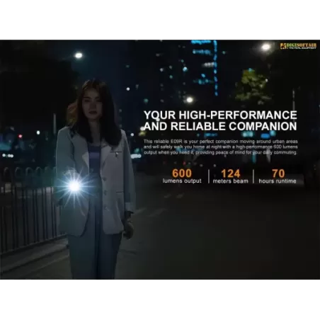 Fenix Flashlight EDC E09R Rechargeable 600 lumens