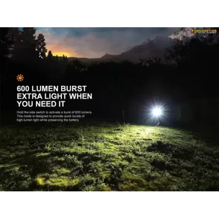 Fenix Flashlight EDC E09R Rechargeable 600 lumens