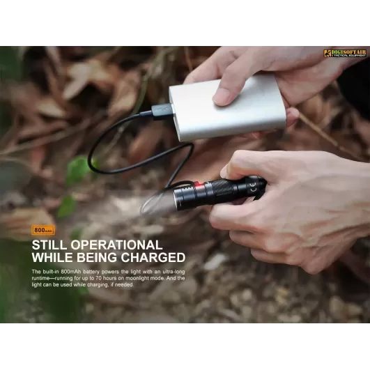 Fenix Torcia EDC E09R Ricaricabile 600 lumen