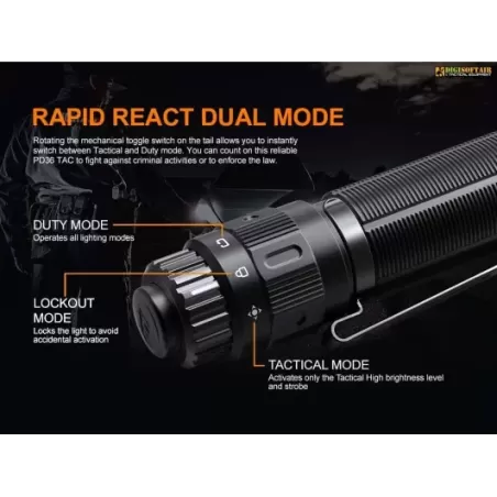 Fenix Flashlight PD36 Tactical 3000 lumens