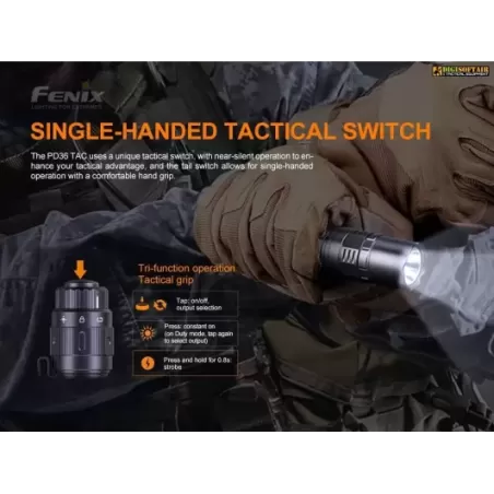 Fenix Flashlight PD36 Tactical 3000 lumens