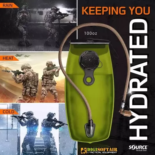 SOURCE WXP storm valve NERA VESCICA IDRATAZIONE 3 litri