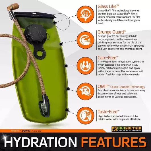 SOURCE WXP storm valve OD HYDRATION BLADE 3 liters 21957