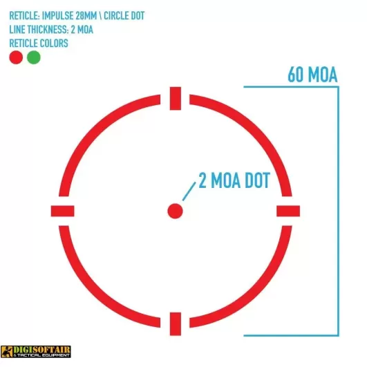 Firefield Impulse 1x28 Red Dot Sight F26026