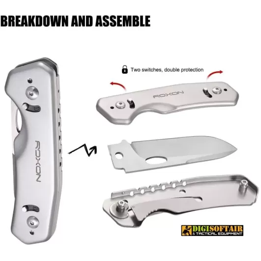 ROXON S502 PHANTASY EDC multipurpose knife with interchangeable