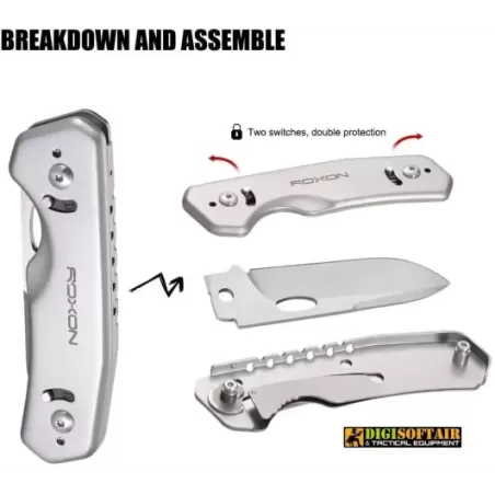 ROXON S502 PHANTASY EDC multipurpose knife with interchangeable