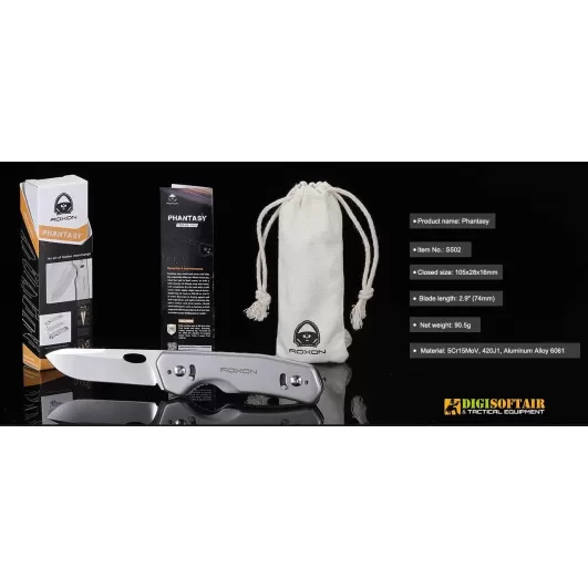 ROXON S502 PHANTASY Coltello multiuso EDC con lame