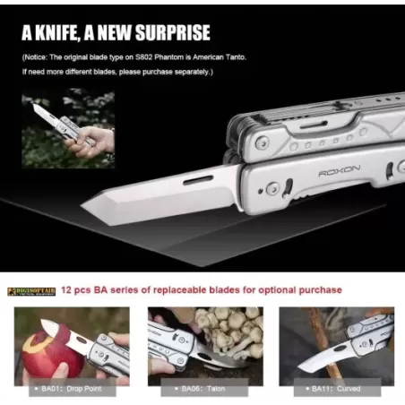 copy of Roxon S803 Multi-purpose pliers with flintlock 16