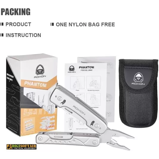 copy of Roxon S803 Multi-purpose pliers with flintlock 16