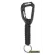 Portachiavi nero paracord con moschettone molle MilTec 15908002 Portachiavi nero paracord con moschettone molle MilTec 15908002