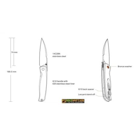 Ruike P662-B Folding Knife