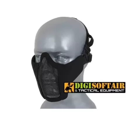 Maschera half face Black MA42B