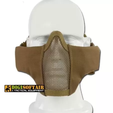 Wosport Maschera a rete half face coyote WO-MA42T Wosport Maschera a rete half face coyote WO-MA42T