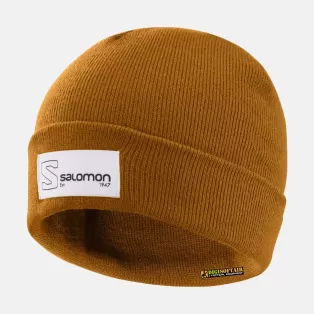 Salomon Unisex Beanie Outlife Logo Bronze Brown LC1585800