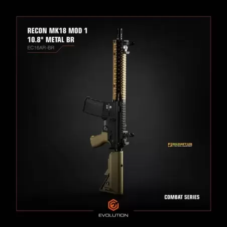 Evolution Recon MK18 Mod 1 10.8 Metal BR EC16AR-BR Evolution Recon MK18 Mod 1 10.8 Metal BR EC16AR-BR