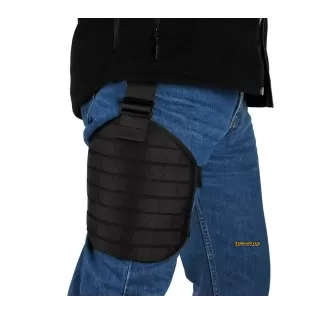 Pannello cosciale molle nero Tasmanian tiger TT LEG BASE TT7674 2