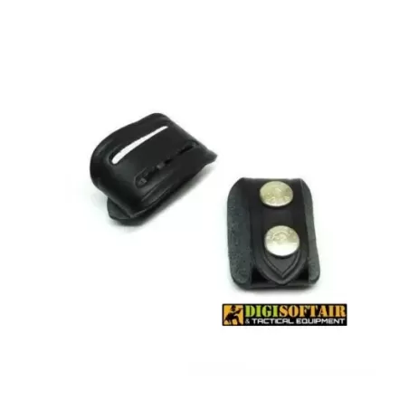 Vega holster Distanziale con asola in pelle nera 1V01