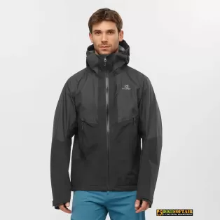 Giacca Salomon Outline Gore-Tex Hybrid Black LC1598000 2