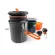 Gsi Halulite MicroDualist II Set Escursionismo Base Cottura per 2 Persone