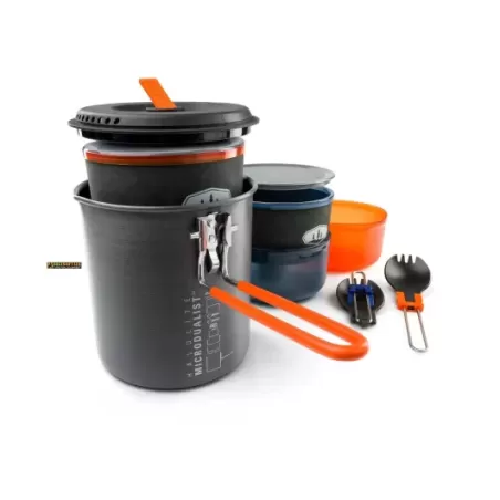 Gsi Microdualist Set Escursionismo Base Cottura per 2 Persone