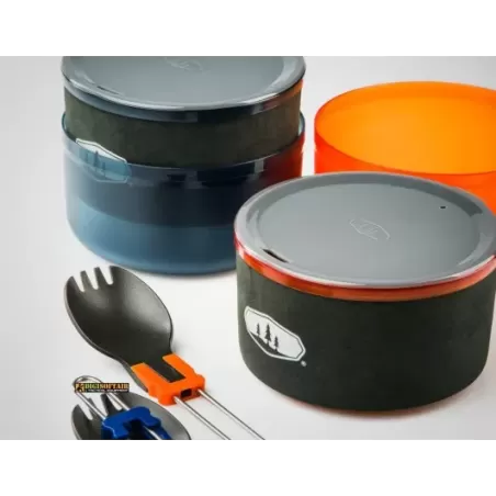 Gsi Microdualist Set Escursionismo Base Cottura per 2 Persone