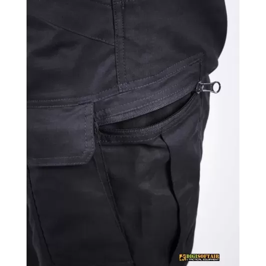 Openland Pantalone Tattico Micro Ripstop Nero OPT-3772