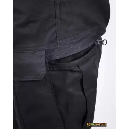 Openland Pantalone Tattico Micro Ripstop Nero OPT-3772