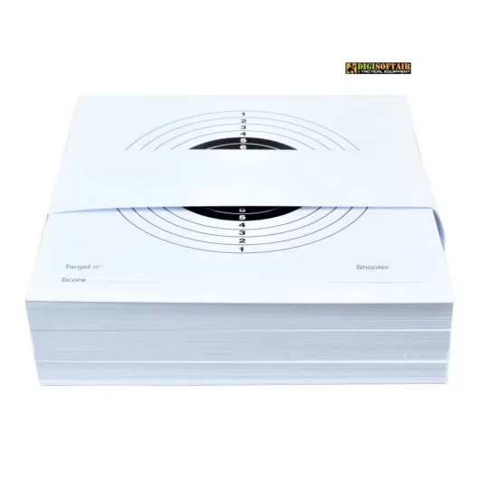 FOGLI BERSAGLIO 14 X 14 BIANCO SET 100 PEZZI wosport