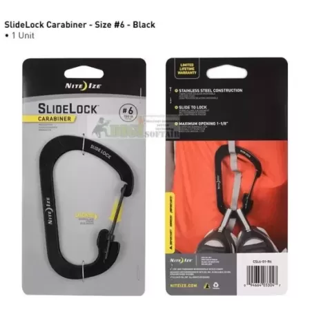 Nite Ize SLIDELOCK CARABINER 6 Nite Ize SLIDELOCK CARABINER 6