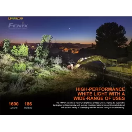 Fenix HM70R Torcia Frontale ricaricabile 1600 lumen