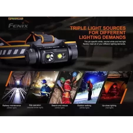 Fenix HM70R Rechargeable Headlamp 1600 lumen