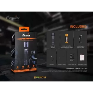 FENIX C7 flashlight LED 3000 lumens 2
