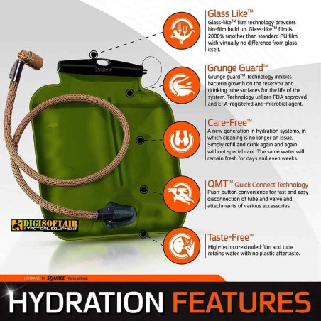 ILPS 3L Hydration Bladder — Coyote Brown + UTA