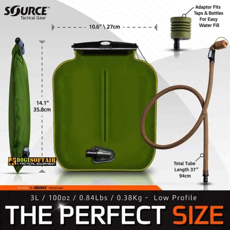 ILPS 3L Hydration Bladder — Coyote Brown + UTA