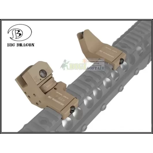 DUECK DEFENSE RTS SIGHT SET TAN