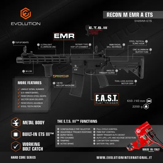 Evolution Recon M EMR A ETS EH29AR-ETS