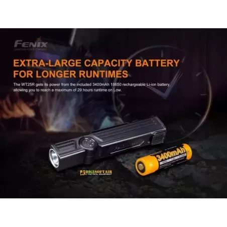 Fenix WT25R LED Work Flashlight 1000 Lumens