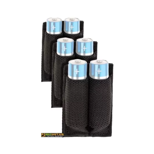 Battery Strap AA 3-pack Invader Gear Black color