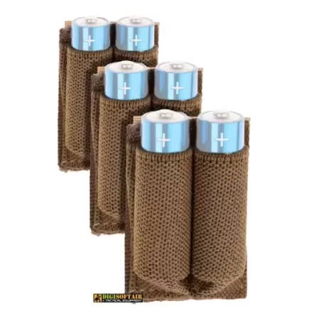 Battery Strap AA 3-pack Invader Gear Coyote color