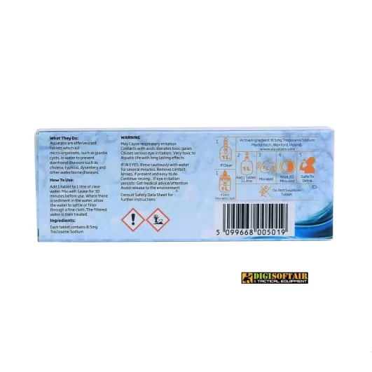 BCB CR216 water purifying tablets