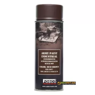Vernice mud brown Fosco 400ml per armi marrone