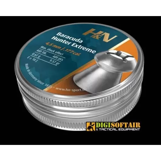 H&N Baracuda Hunter Extreme cal 4,5mm 0,62g 750283