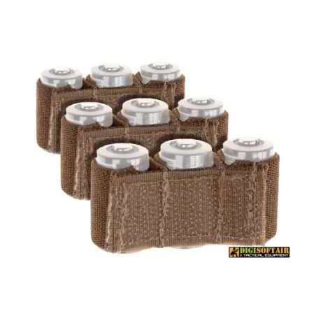 Battery Strap AA 3-pack Invader Gear Coyote color