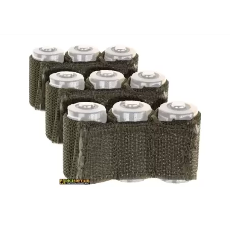 Battery Strap AA 3-pack Invader Gear OD color